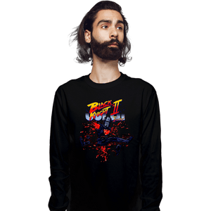 Shirts Long Sleeve Shirts, Unisex / Small / Black Black Knight 2 Super Turbo