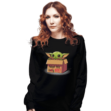 Load image into Gallery viewer, Shirts Long Sleeve Shirts, Unisex / Small / Black Adopt This Jedi
