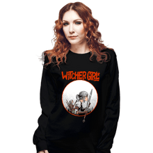 Load image into Gallery viewer, Daily_Deal_Shirts Long Sleeve Shirts, Unisex / Small / Black Witcher Girl
