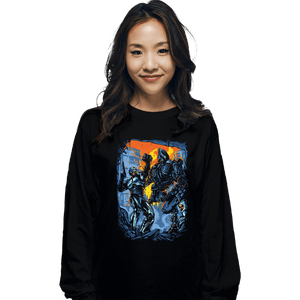 Secret_Shirts Long Sleeve Shirts, Unisex / Small / Black Robocop VS Robocain