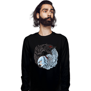 Daily_Deal_Shirts Long Sleeve Shirts, Unisex / Small / Black The Falcon And The Beast