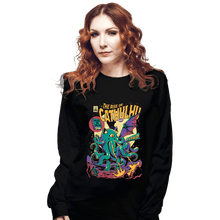 Load image into Gallery viewer, Daily_Deal_Shirts Long Sleeve Shirts, Unisex / Small / Black The Rise Of Cathulhu
