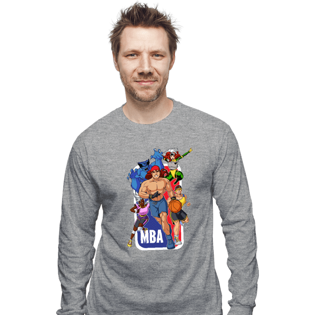 Daily_Deal_Shirts Long Sleeve Shirts, Unisex / Small / Sports Grey MBA 97