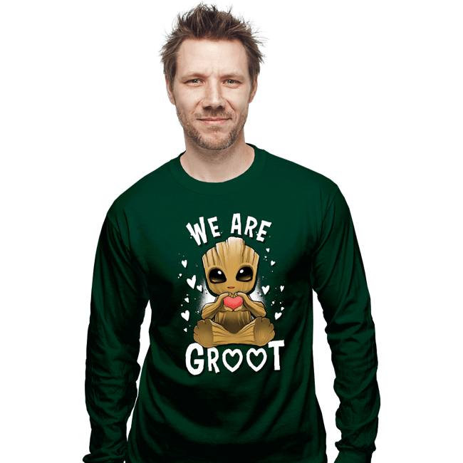 Shirts Long Sleeve Shirts, Unisex / Small / Forest We Are