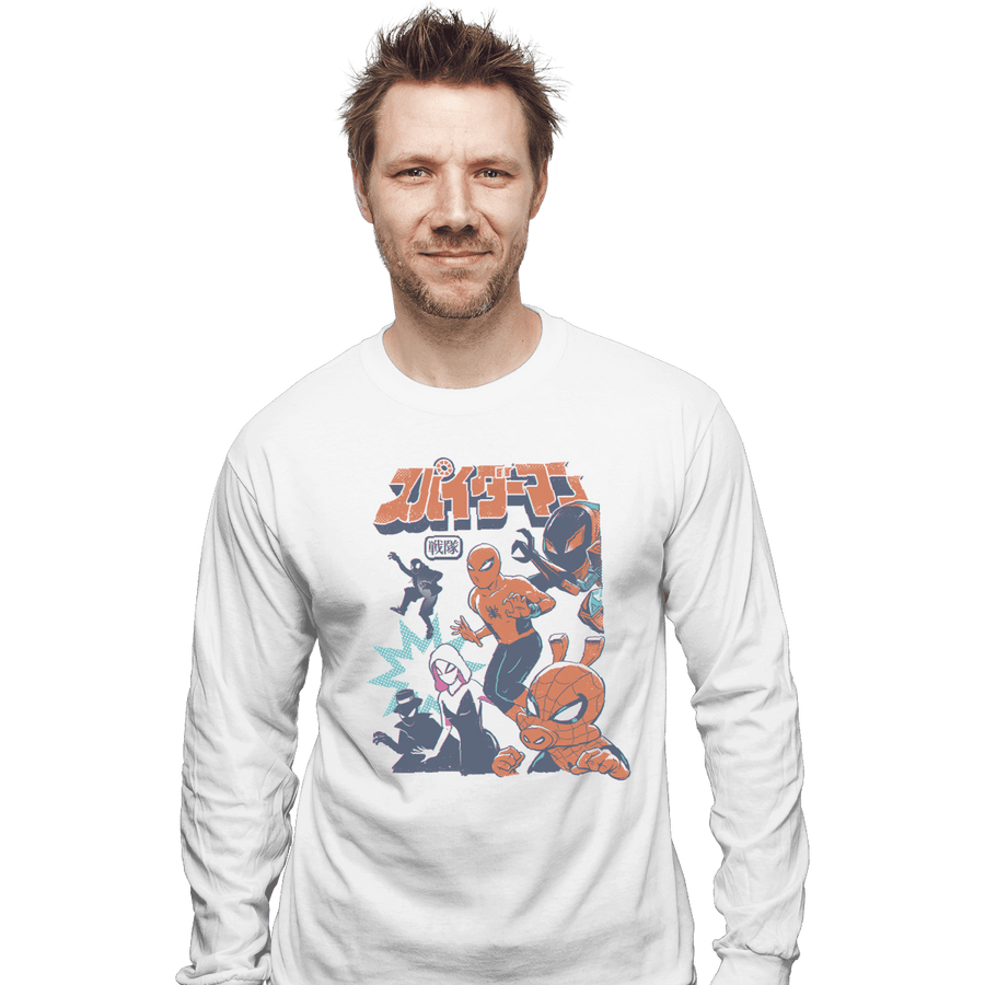 Shirts Long Sleeve Shirts, Unisex / Small / White Spider Squadron