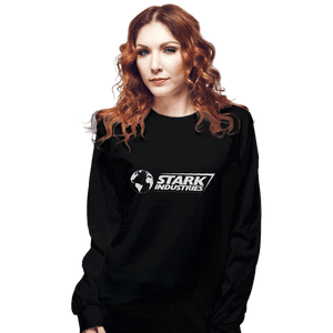 Shirts Long Sleeve Shirts, Unisex / Small / Black Stark Industries