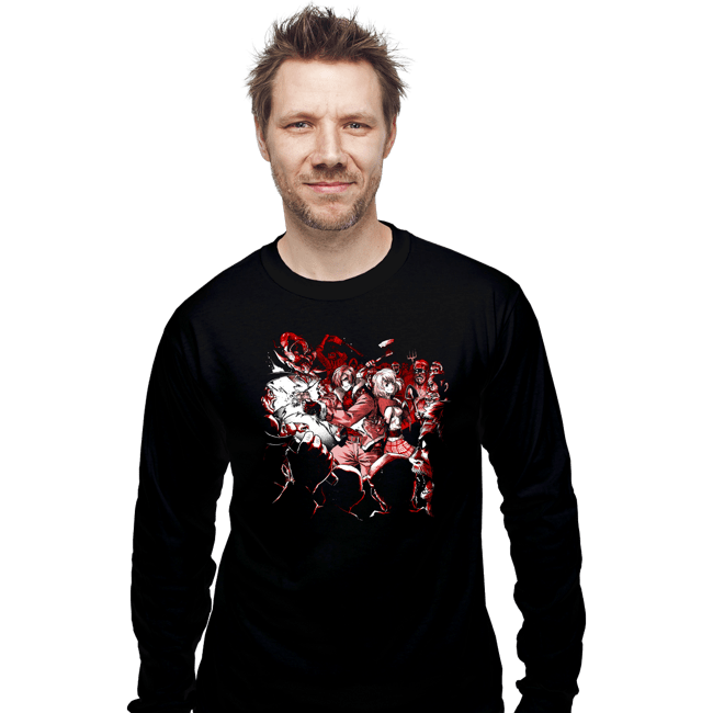 Daily_Deal_Shirts Long Sleeve Shirts, Unisex / Small / Black Survival Horror
