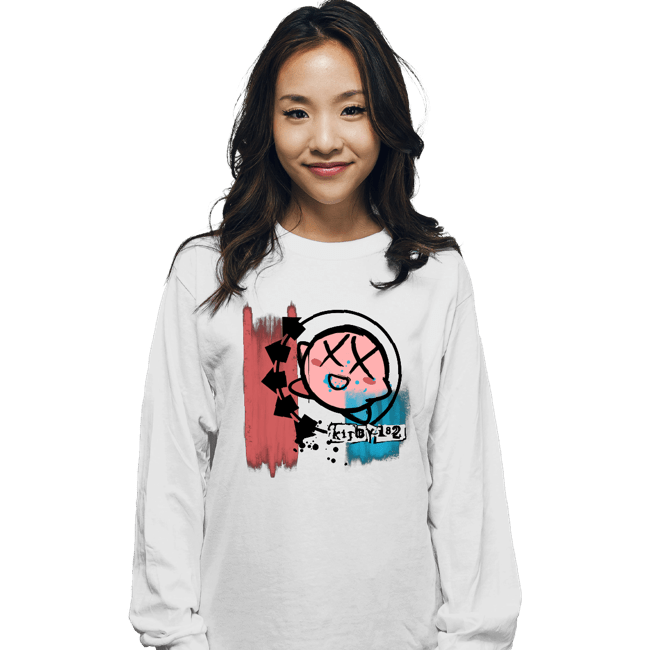 Daily_Deal_Shirts Long Sleeve Shirts, Unisex / Small / White Kirby 182