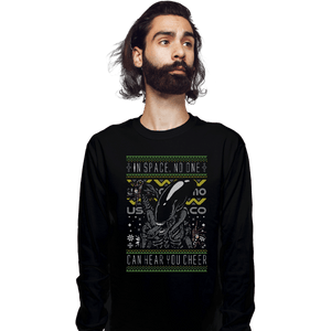 Daily_Deal_Shirts Long Sleeve Shirts, Unisex / Small / Black A Very Xeno Christmas