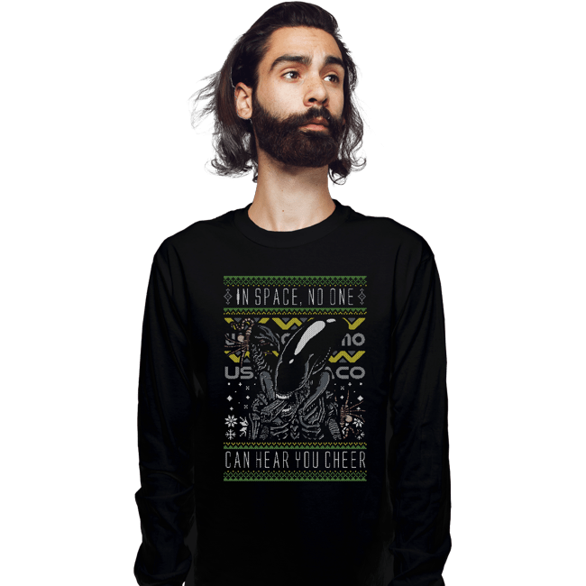 Daily_Deal_Shirts Long Sleeve Shirts, Unisex / Small / Black A Very Xeno Christmas