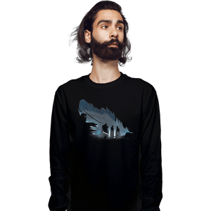 Shirts Long Sleeve Shirts, Unisex / Small / Black Lyanna's Feather