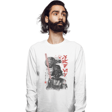 Load image into Gallery viewer, Shirts Long Sleeve Shirts, Unisex / Small / White Lord Vader
