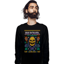 Load image into Gallery viewer, Shirts Long Sleeve Shirts, Unisex / Small / Black The Skele-Power Of Christmas
