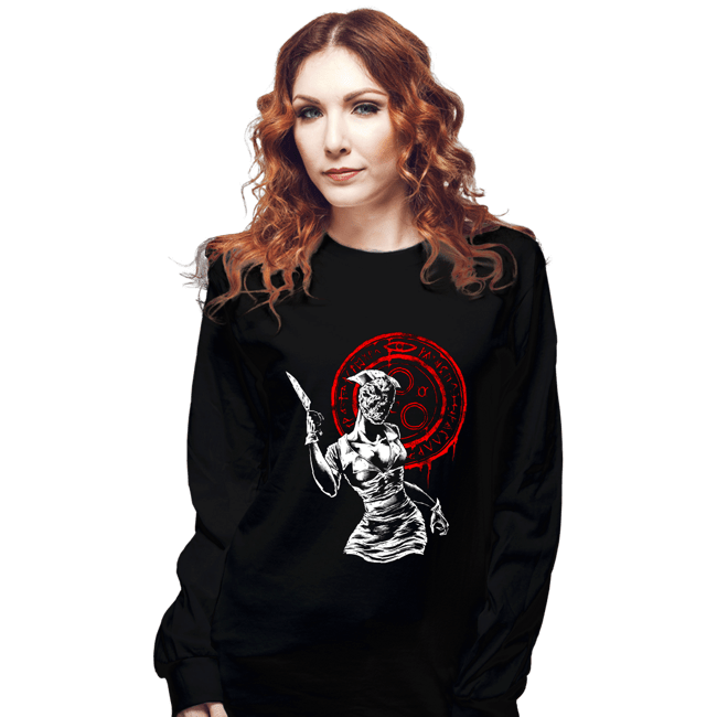 Shirts Long Sleeve Shirts, Unisex / Small / Black Silent Nurse