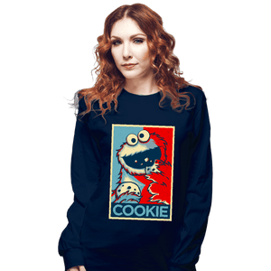 Daily_Deal_Shirts Long Sleeve Shirts, Unisex / Small / Navy Cookie Hope