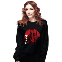 Load image into Gallery viewer, Daily_Deal_Shirts Long Sleeve Shirts, Unisex / Small / Black Red Sun Fett
