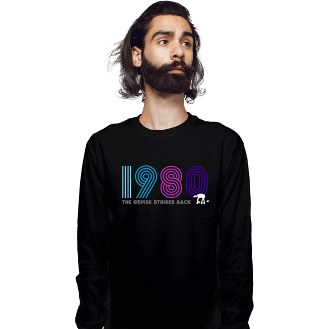 Shirts Long Sleeve Shirts, Unisex / Small / Black 1980 The Empire Strikes Back