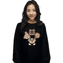 Load image into Gallery viewer, Shirts Long Sleeve Shirts, Unisex / Small / Black Animal Queen
