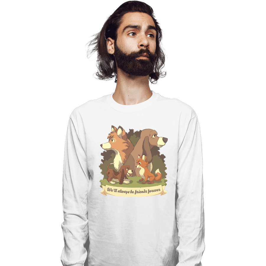Shirts Long Sleeve Shirts, Unisex / Small / White Forever Is A Long Time