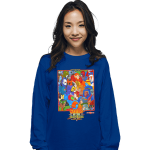 Shirts Long Sleeve Shirts, Unisex / Small / Royal Blue MOTU Arcade