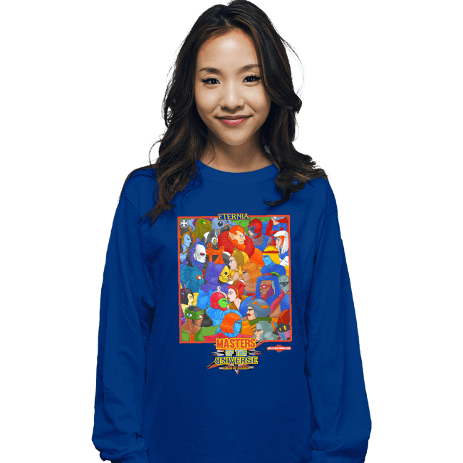 Shirts Long Sleeve Shirts, Unisex / Small / Royal Blue MOTU Arcade