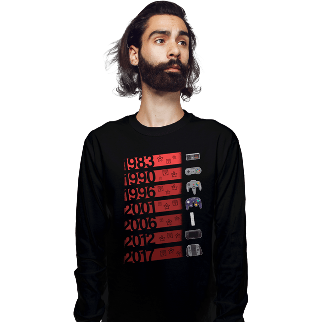 Shirts Long Sleeve Shirts, Unisex / Small / Black Controllers 1983