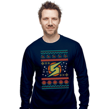 Load image into Gallery viewer, Secret_Shirts Long Sleeve Shirts, Unisex / Small / Navy Ugly Metroid
