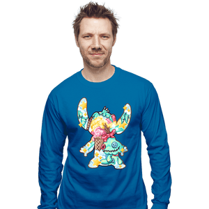 Secret_Shirts Long Sleeve Shirts, Unisex / Small / Sapphire Magical Stitch