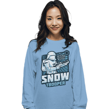 Load image into Gallery viewer, Shirts Long Sleeve Shirts, Unisex / Small / Powder Blue First Order Hero: Snowtrooper
