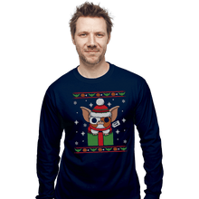 Load image into Gallery viewer, Shirts Long Sleeve Shirts, Unisex / Small / Navy Peltzer Christmas
