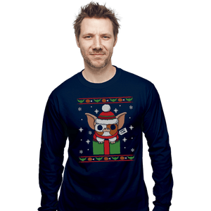 Shirts Long Sleeve Shirts, Unisex / Small / Navy Peltzer Christmas