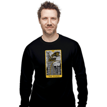 Load image into Gallery viewer, Shirts Long Sleeve Shirts, Unisex / Small / Black Tarot The Tower
