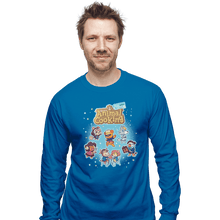 Load image into Gallery viewer, Shirts Long Sleeve Shirts, Unisex / Small / Sapphire Cooking Crossing
