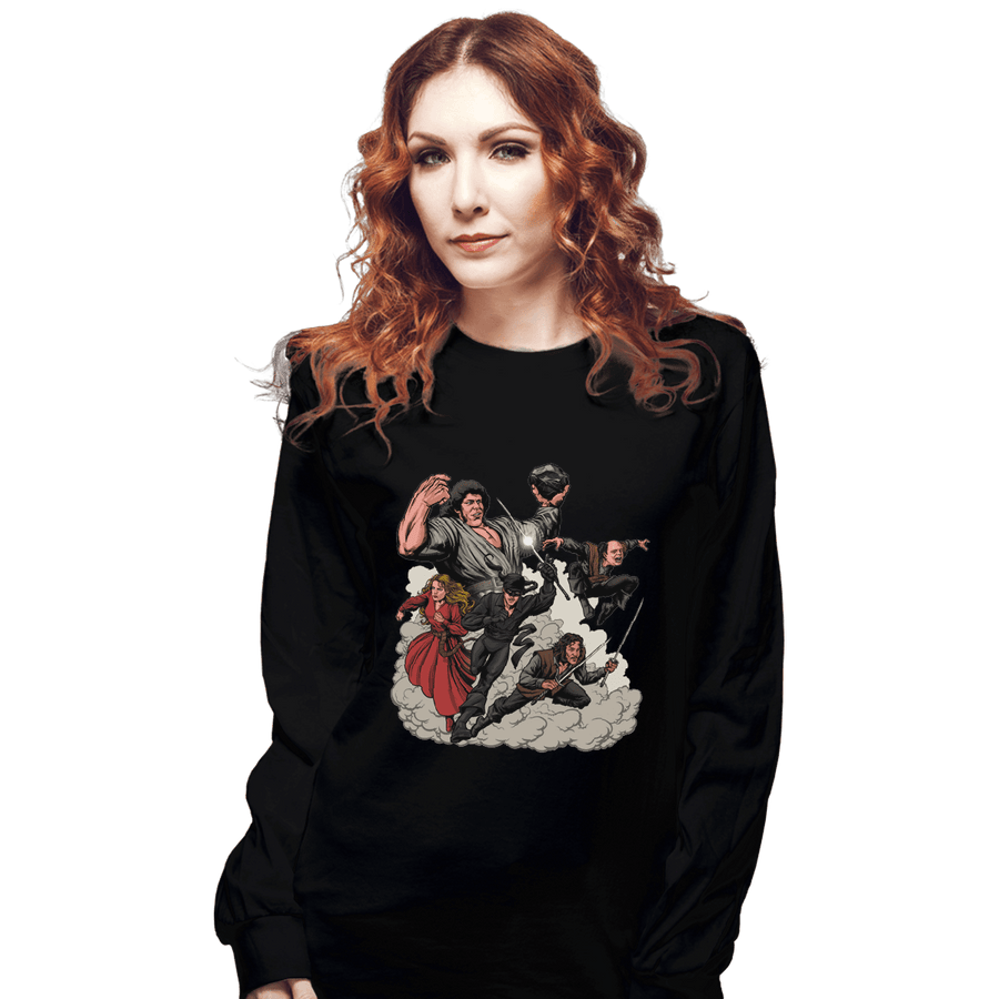 Shirts Long Sleeve Shirts, Unisex / Small / Black Princess Squad