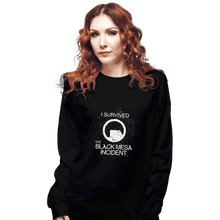 Load image into Gallery viewer, Shirts Long Sleeve Shirts, Unisex / Small / Black Black Mesa
