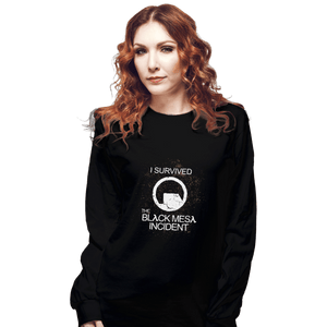 Shirts Long Sleeve Shirts, Unisex / Small / Black Black Mesa