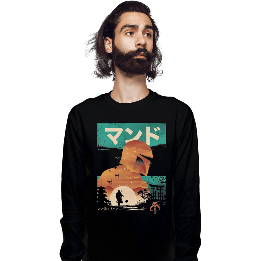 Shirts Long Sleeve Shirts, Unisex / Small / Black Edo Mando
