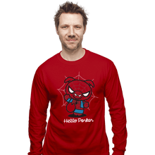 Load image into Gallery viewer, Shirts Long Sleeve Shirts, Unisex / Small / Red Hello Porker
