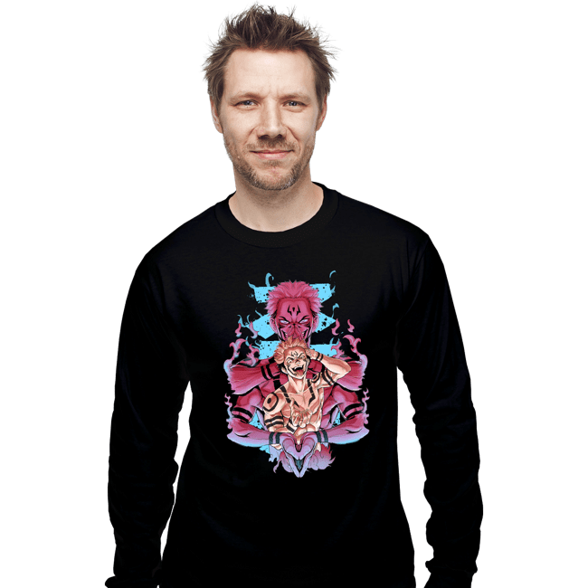 Secret_Shirts Long Sleeve Shirts, Unisex / Small / Black Sukuna