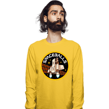 Load image into Gallery viewer, Daily_Deal_Shirts Long Sleeve Shirts, Unisex / Small / Gold Vintage Spaceballs
