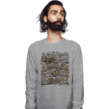 Load image into Gallery viewer, Daily_Deal_Shirts Long Sleeve Shirts, Unisex / Small / Sports Grey Tapestry Of The Quested Grail
