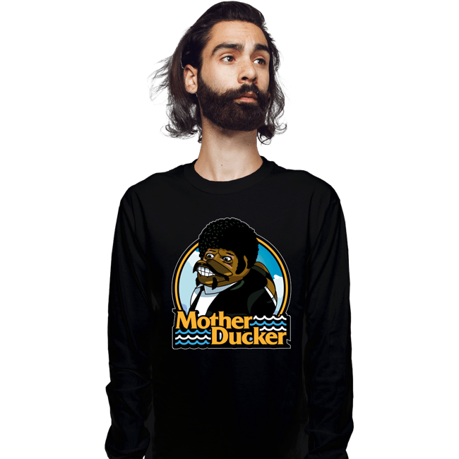 Shirts Long Sleeve Shirts, Unisex / Small / Black Mother Ducker