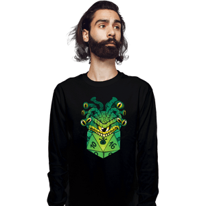 Secret_Shirts Long Sleeve Shirts, Unisex / Small / Black Monster Dice