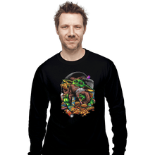 Load image into Gallery viewer, Shirts Long Sleeve Shirts, Unisex / Small / Black Junk Food
