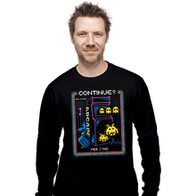 Load image into Gallery viewer, Shirts Long Sleeve Shirts, Unisex / Small / Black Retro Arcade
