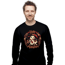 Load image into Gallery viewer, Daily_Deal_Shirts Long Sleeve Shirts, Unisex / Small / Black Spooky Autumn Harvest
