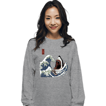 Load image into Gallery viewer, Secret_Shirts Long Sleeve Shirts, Unisex / Small / Sports Grey The Great White Off Amity
