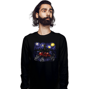 Daily_Deal_Shirts Long Sleeve Shirts, Unisex / Small / Black Starry Neo-Tokyo