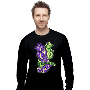 Shirts Long Sleeve Shirts, Unisex / Small / Black Magical Silhouettes - Flotsam and Jetsam