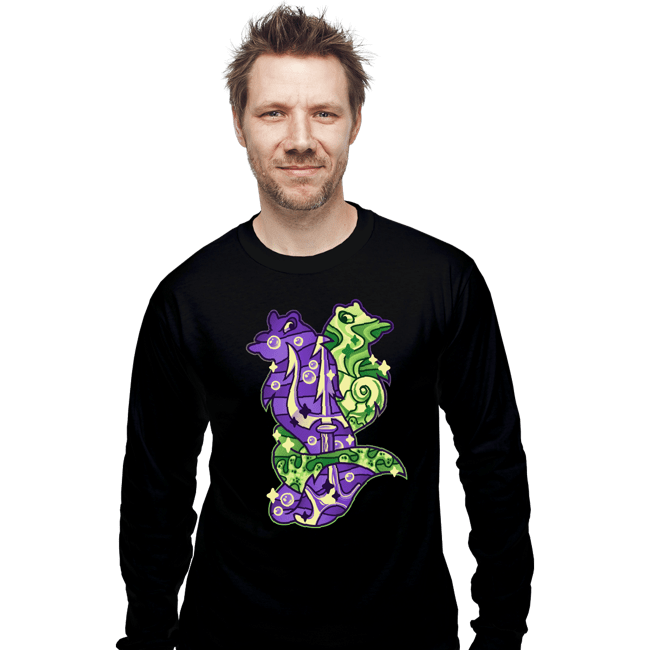 Shirts Long Sleeve Shirts, Unisex / Small / Black Magical Silhouettes - Flotsam and Jetsam